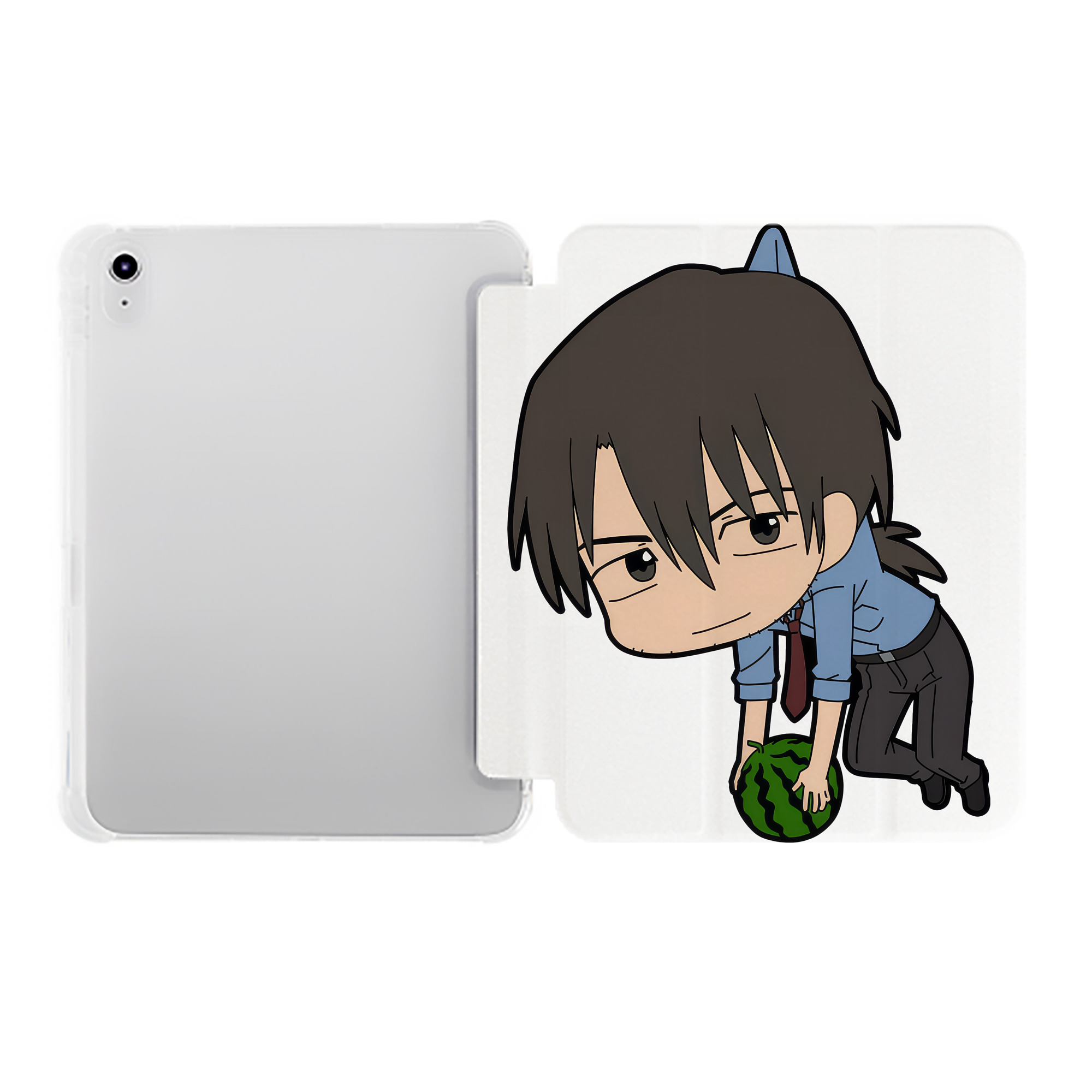 （画像用） EVA 新世紀エヴァンゲリオン IPad ケース ペン収納付き 三つ折りスタンド PUレザー×シリコン 対応機種9.5/10.5/10.9インチ
